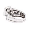Image 3 : 10KT White Gold 0.50 ctw Diamond Wedding Set