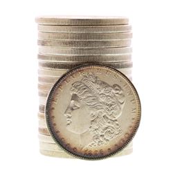 Roll of (20) Brilliant Uncirculated 1896 $1 Morgan Silver Dollar Coins