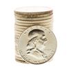 Image 1 : Roll of (20) Brilliant Uncirculated 1957-D Franklin Half Dollar Coins