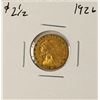 Image 1 : 1926 $2 1/2 Liberty Head Quarter Eagle Gold Coin