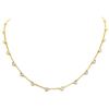 Image 1 : 18KT Yellow Gold 2.72 ctw Diamonds by the Yard Necklace