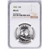 Image 1 : 1963 Franklin Half Dollar Coin NGC MS65