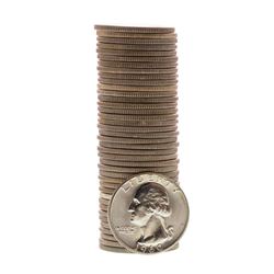 Roll of (40) Brilliant Uncirculated 1960 Washington Quarter Coins
