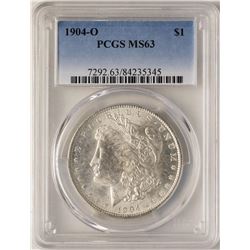 1904-O $1 Morgan Silver Dollar Coin PCGS MS63