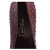 Image 9 : Sergio Rossi Dark Brown Snakeskin Pumps