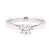 Image 2 : 0.50 ctw Diamond Solitaire Ring - 14KT White Gold