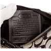 Image 6 : Coach Black Monogram Canvas Leather Trim Pochette Shoulder Handbag