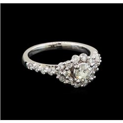 14KT White Gold 1.06 ctw Diamond Ring