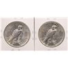 Image 2 : Lot of (2) 1923-D $1 Peace Silver Dollar Coins