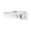 Image 1 : 0.67 ctw Diamond Ring - 14KT White Gold