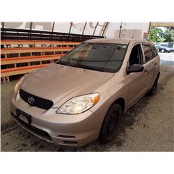 F1 --  2003 TOYOTA MATRIX , Brown , 210532  Miles