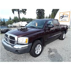 K4 --  2005 DODGE DAKOTA , Red , 216609  KM's
