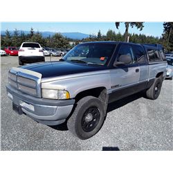 K6 --  1998 DODGE RAM EXT CAB 4X4 1500 , Blue , 184461  KM's