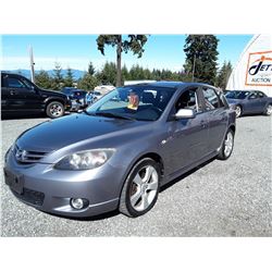 D2 --  2004 MAZDA 3 , Grey , 232452  KM's