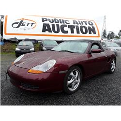 B6A --  1997 PORSCHE BOXSTER , Red , 200468  KM's