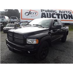 H2 --  2003 DODGE/RAM  1500 , Black , 245624  KM's