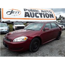 C2 --  2011 CHEVROLET IMPALA LS , Red , 122239  KM's