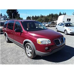 G3 --  2005 PONTIAC MONTANA , Red , 224884  KM's