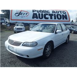 M3 --  1999 CHEVROLET MALIBU , White , 188588  KM's
