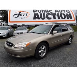 A3 --  2000 FORD TAURUS SE , Brown , 169188  KM's "No Reserve"