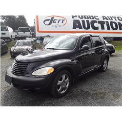 L2 - 2002 CHRYSLER PT CRUISER SEDAN, BLACK, 183,275 KMS
