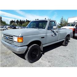 L1 --  1991 FORD F250 , Grey , 219846  KM's