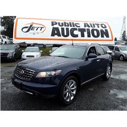 I3 --  2006 INFINIT FX45 , Blue , 148843  KM's