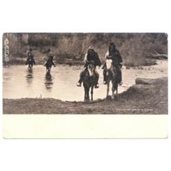 Apaches. Rich gravure by E. S. Curtis, C. 1904.