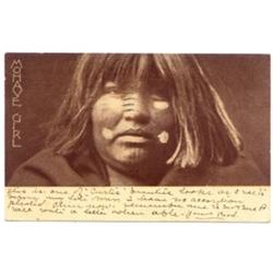 Mohave Girl. Rich gravure by E. S. Curtis, C. 1904.