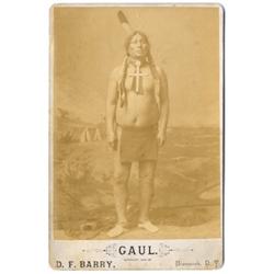 Gaul. Cabinet Card by D. F. Barry, Bismarck, D.T. C. 1894.