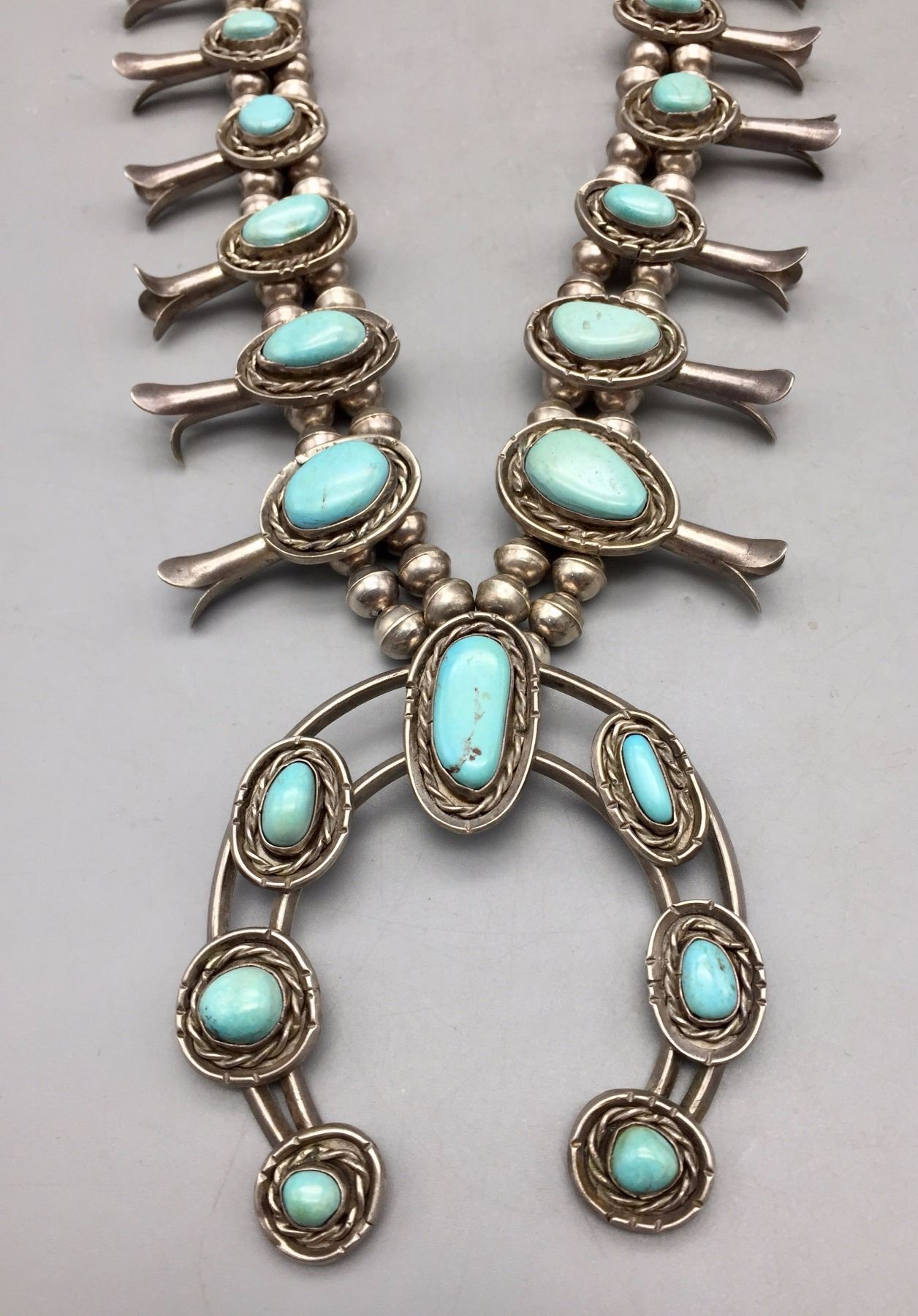 Vintage Squash Blossom Necklace