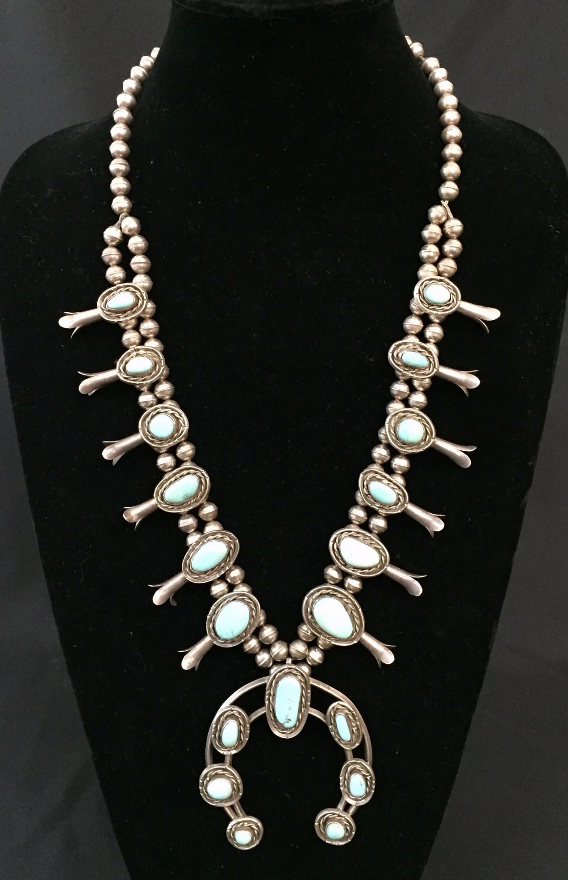 Vintage Squash Blossom Necklace