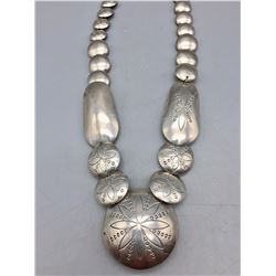 Unique, Hollow-ware Style Necklace