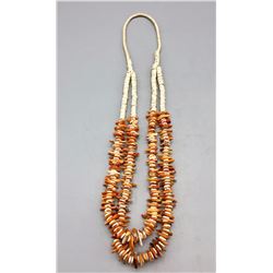 2 Strand Spiney Oyster and Shell Necklace