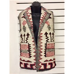 Old Navajo Textile Vest