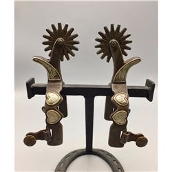 RARE! Robert L. Causey Spurs