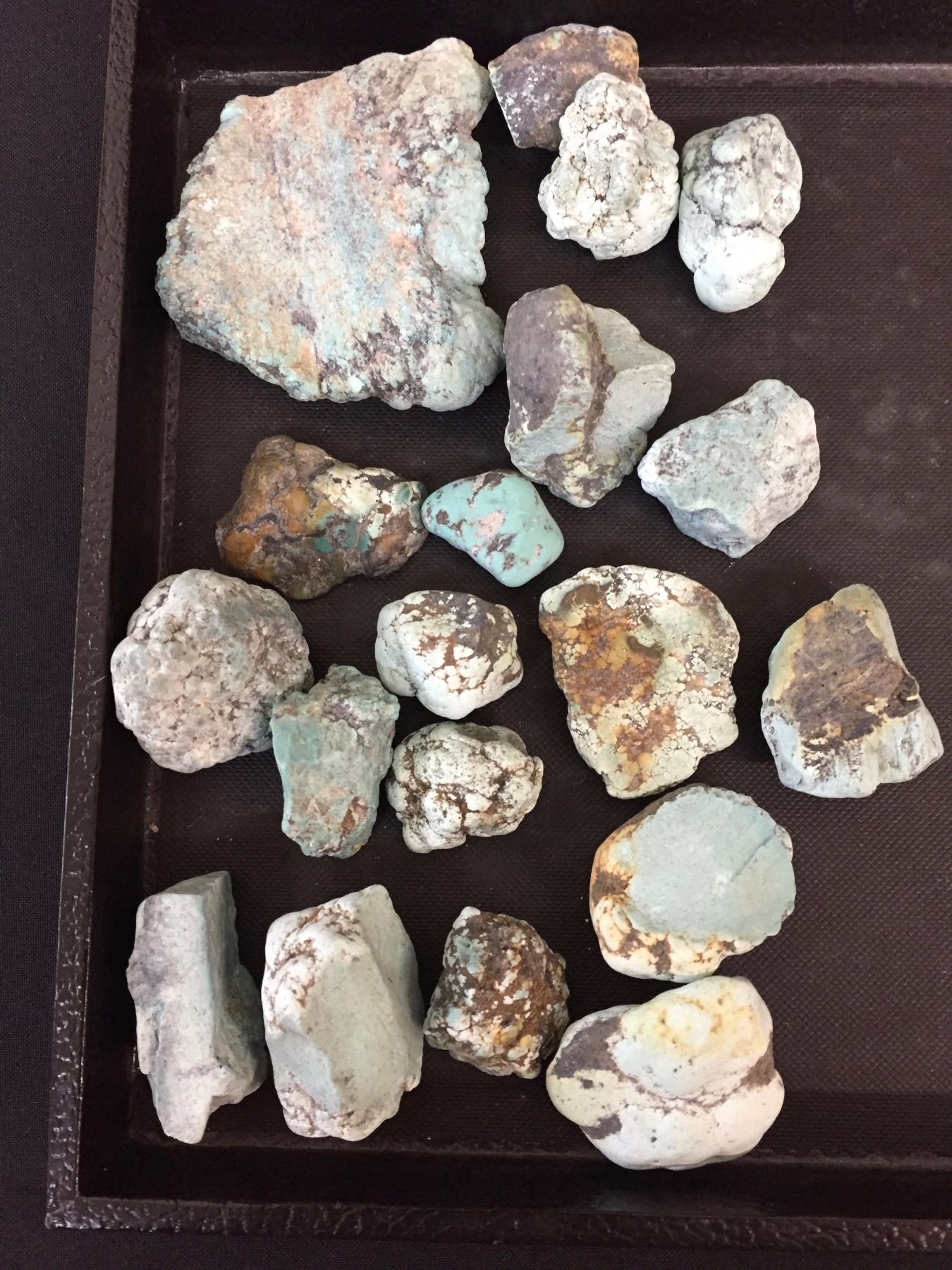 One Pound of Misc. Rough Turquoise