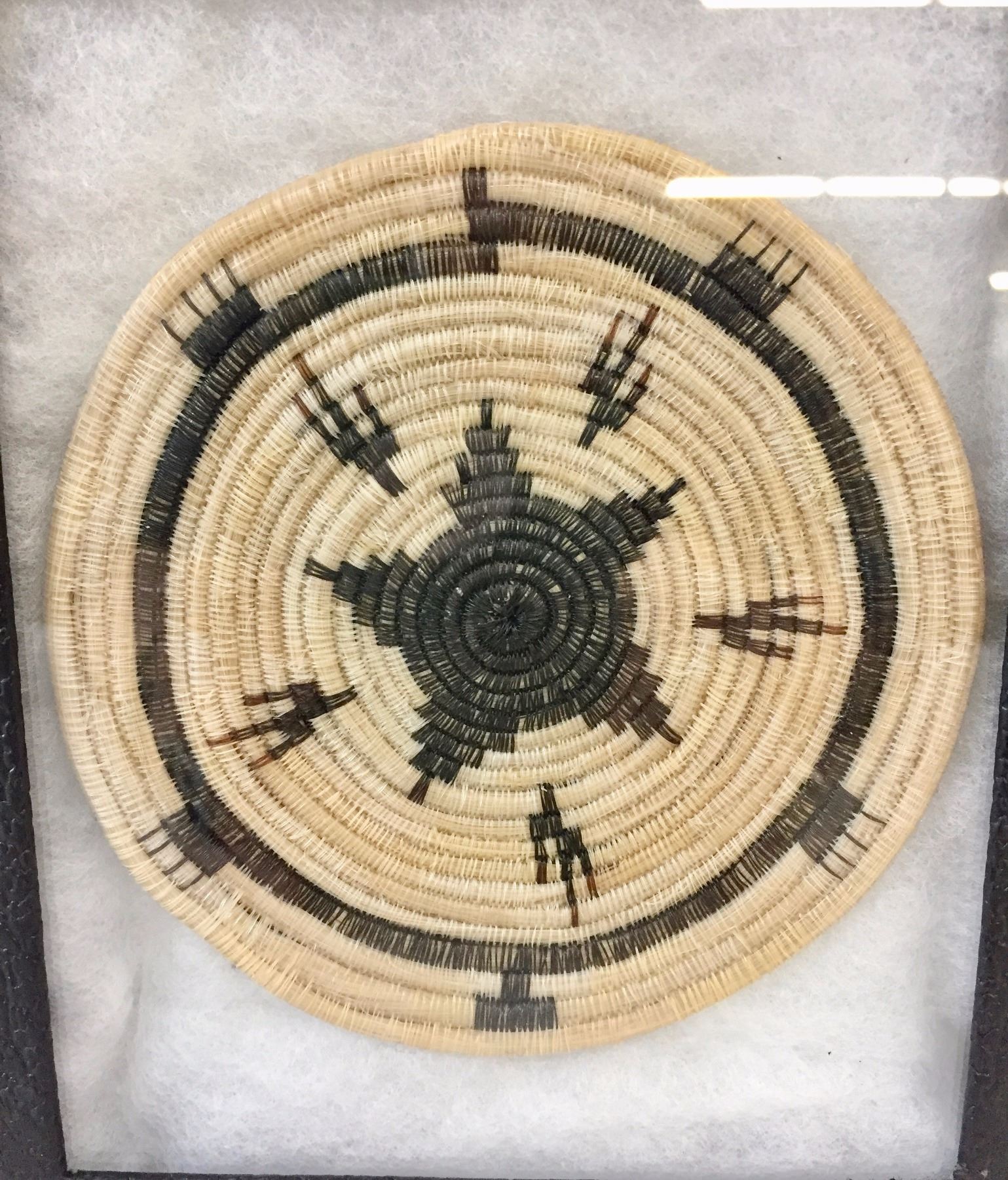 Large Horsehair Basket by Eunice Manuel