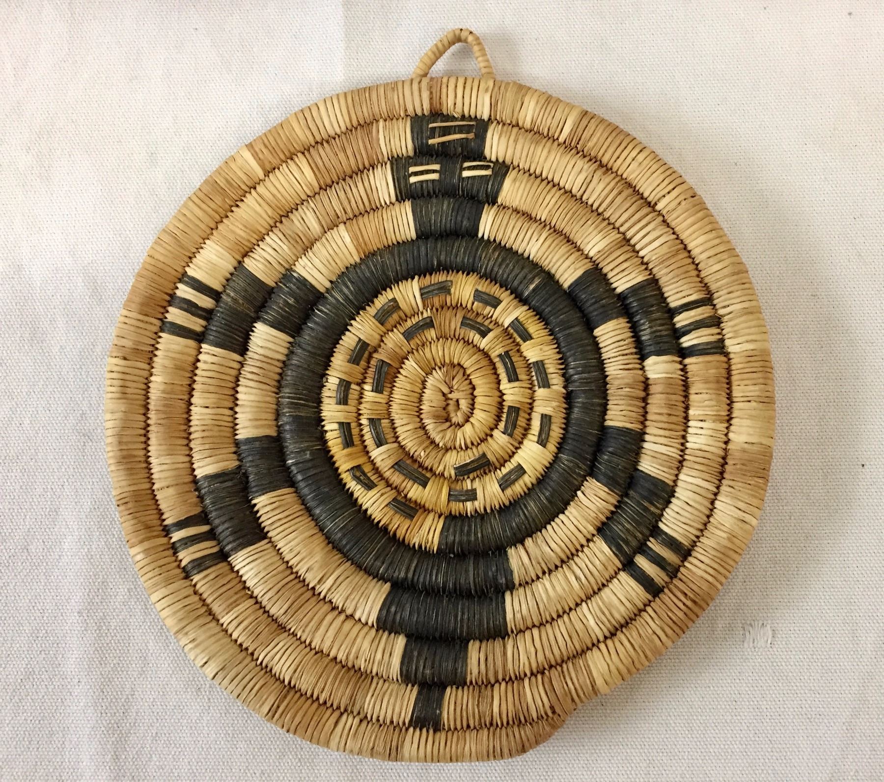 Hopi Coiled Pictorial Basket 8