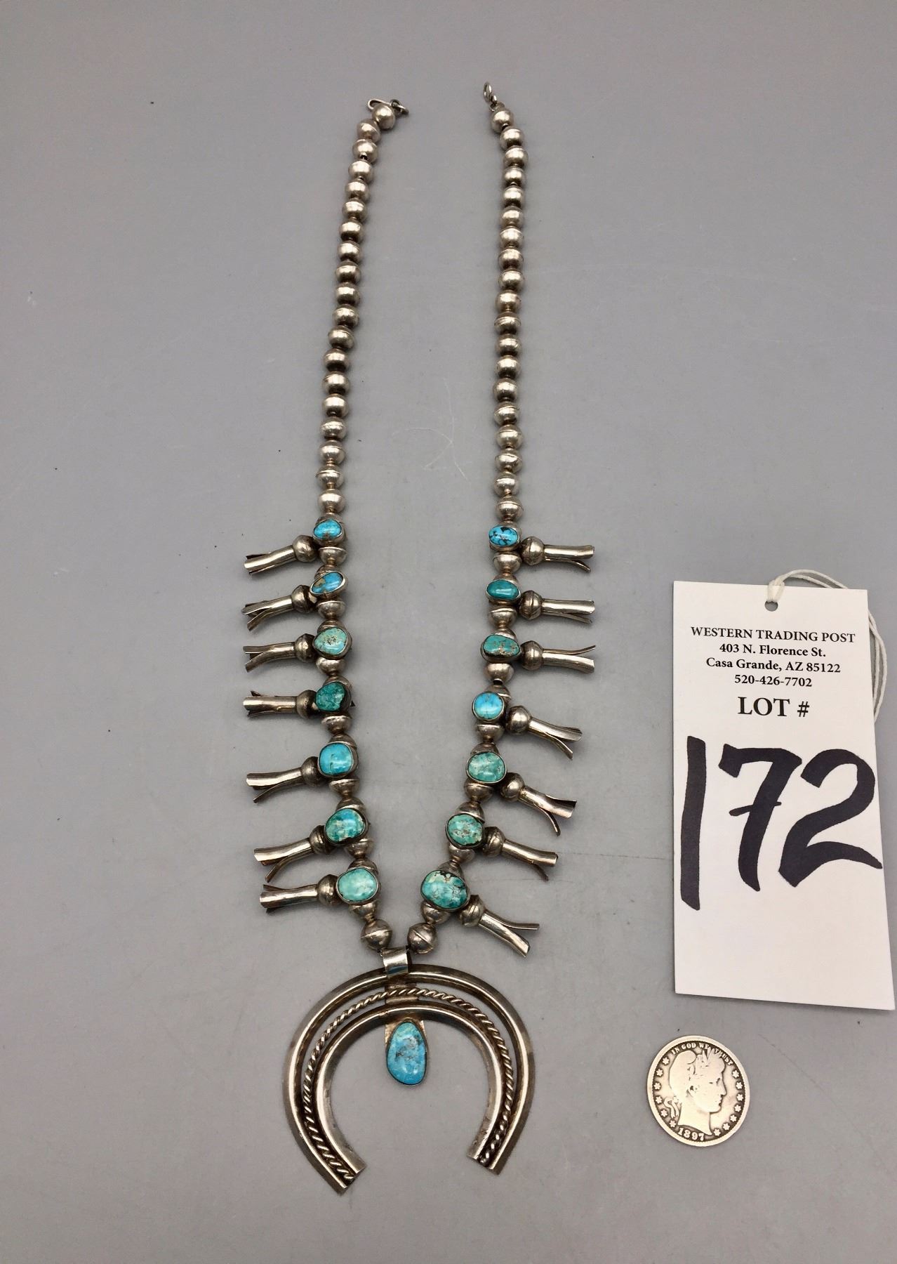 Vintage Squash Blossom Necklace