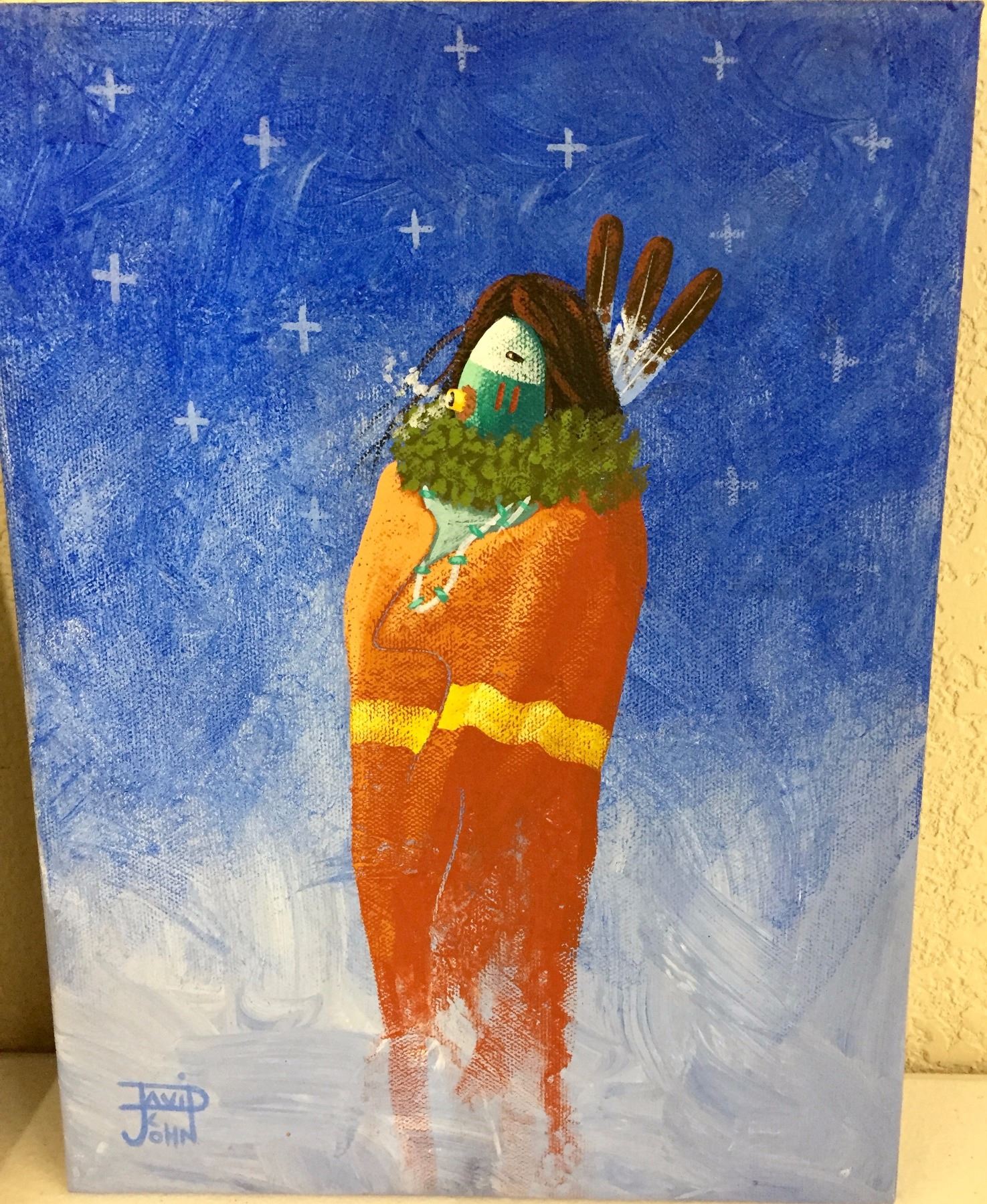 2 Paintings by David K John