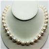 Image 2 : Silver Freshwater Pearl Necklace (~weight 51.74g) (10 TO 11mm), Suggested Retail Value $300 (Estimat