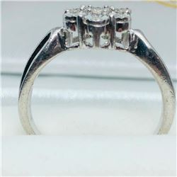 Silver 7 Diamond Ring, Suggested Retail Value $120