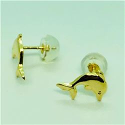 14K Yellow Gold Earrings, Made in Canada, Suggested Retail Value $150