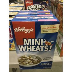 Kellog'sMini Wheats(400g) Lot of 3