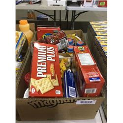 Box of Assorted Groceries