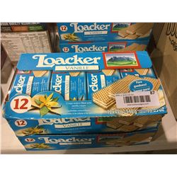 Loacker Vanilla Crispy Wafers (540g) Lot of 2