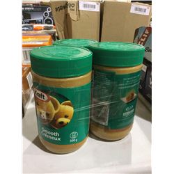 Kraft Smooth Peanut Butter (500g) Lot of 3