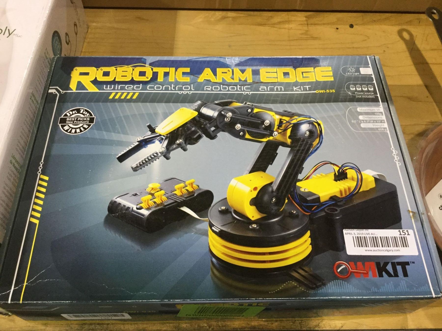 Robotic Arm Edge Wired Control Robotic Arm Kit