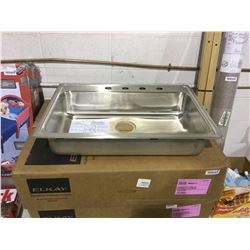 Elkay Classic Stainless Steel Single Bowl Drop-in Sink Model: LRADQ3122654